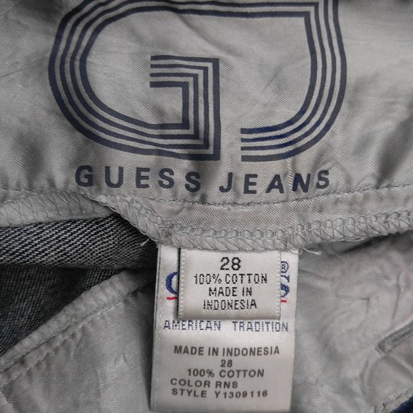 GUESS Flare Jeans 28 Denim Trouser No Pockets C519 - Picture 5 of 6